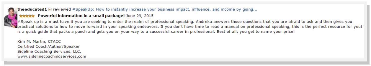 #SpeakUp e-book Testimonial 1a