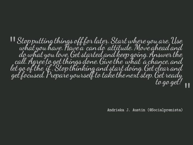 Procrastination Quote