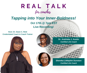 Dr. AJ Austin, Black Woman Life Coach Certification Training