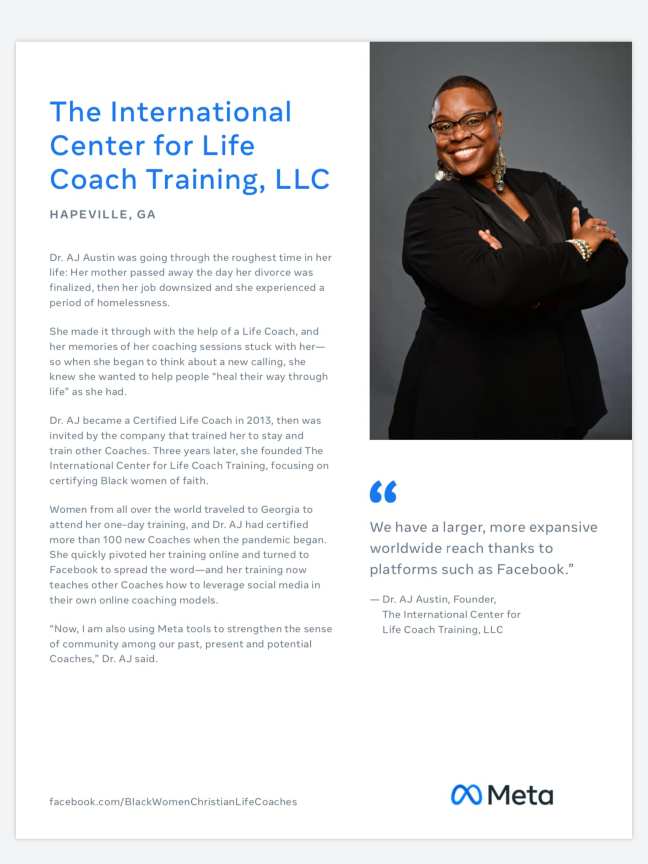 Dr. AJ Austin Facebook Leader Network